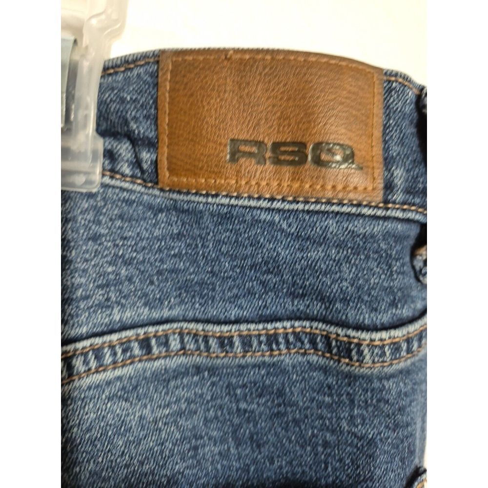RSQ Jeans Mens  39x29 (38x32‎ Tag) Blue Rexlaxed Tapered Leg - Picture 4 of 6